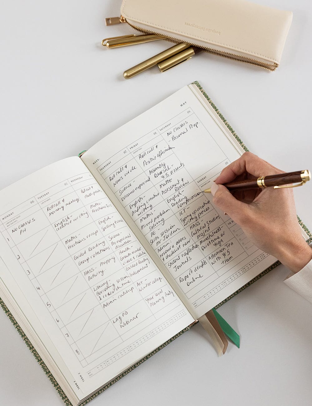 2026 Teachers Desktop Planner - Finch Bramble - Image 5