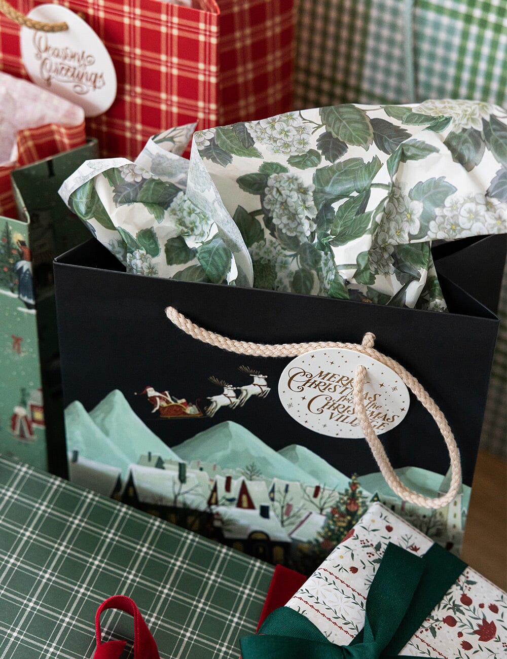 4pk Tissue Paper - Hydrangea - Image 9