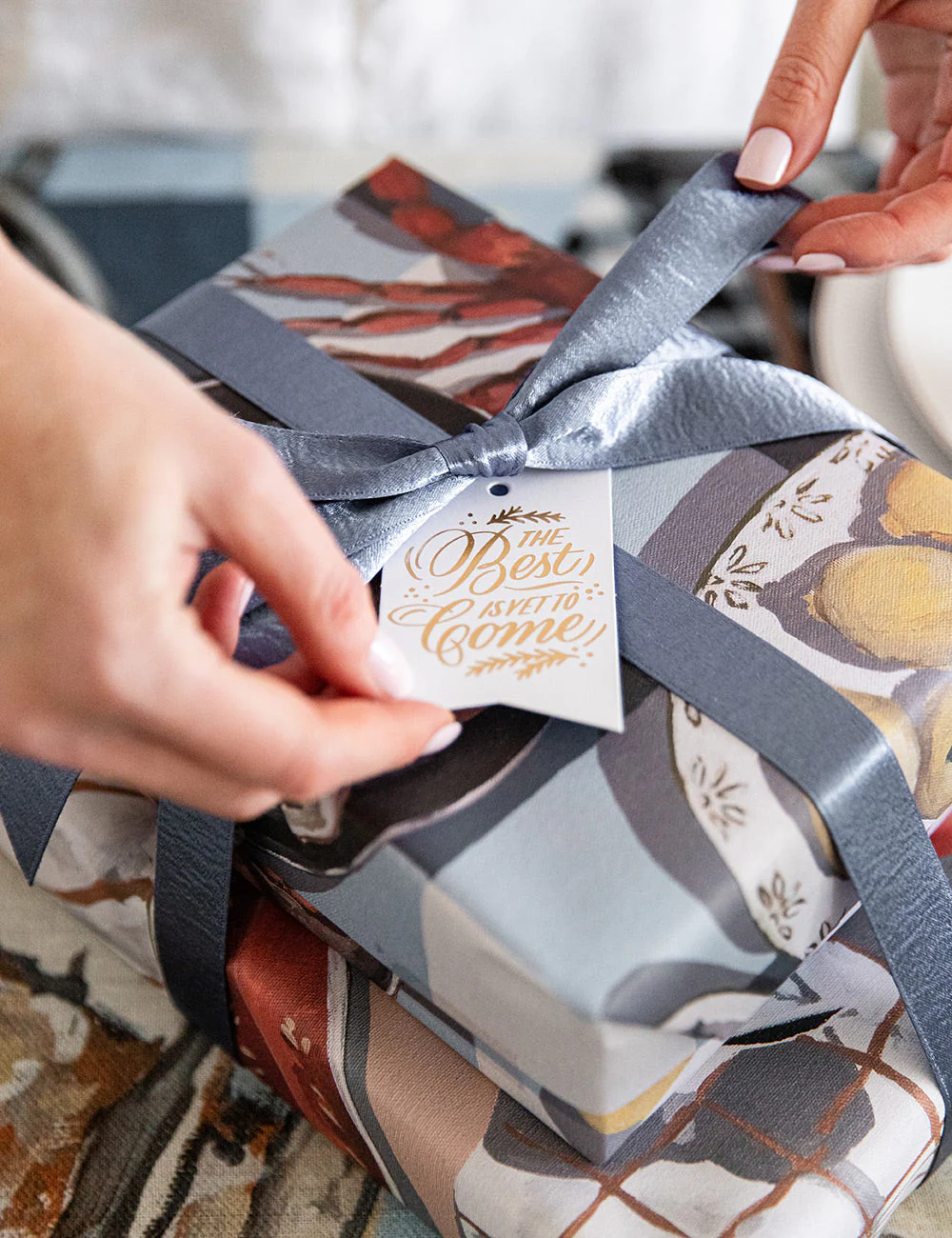 6pk Christmas Gift Tags "The best is yet to come" - Image 6