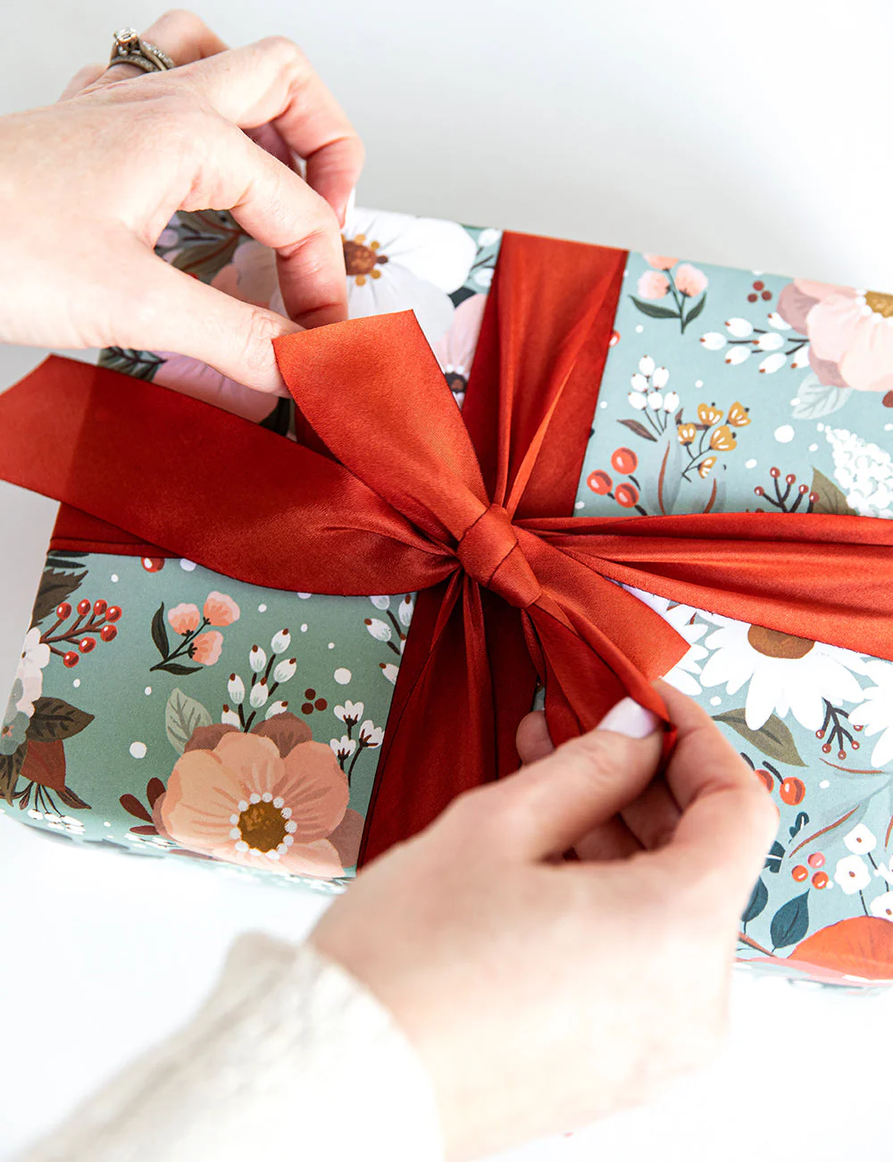 Copper Silk Ribbon - 3 metres - Image 3