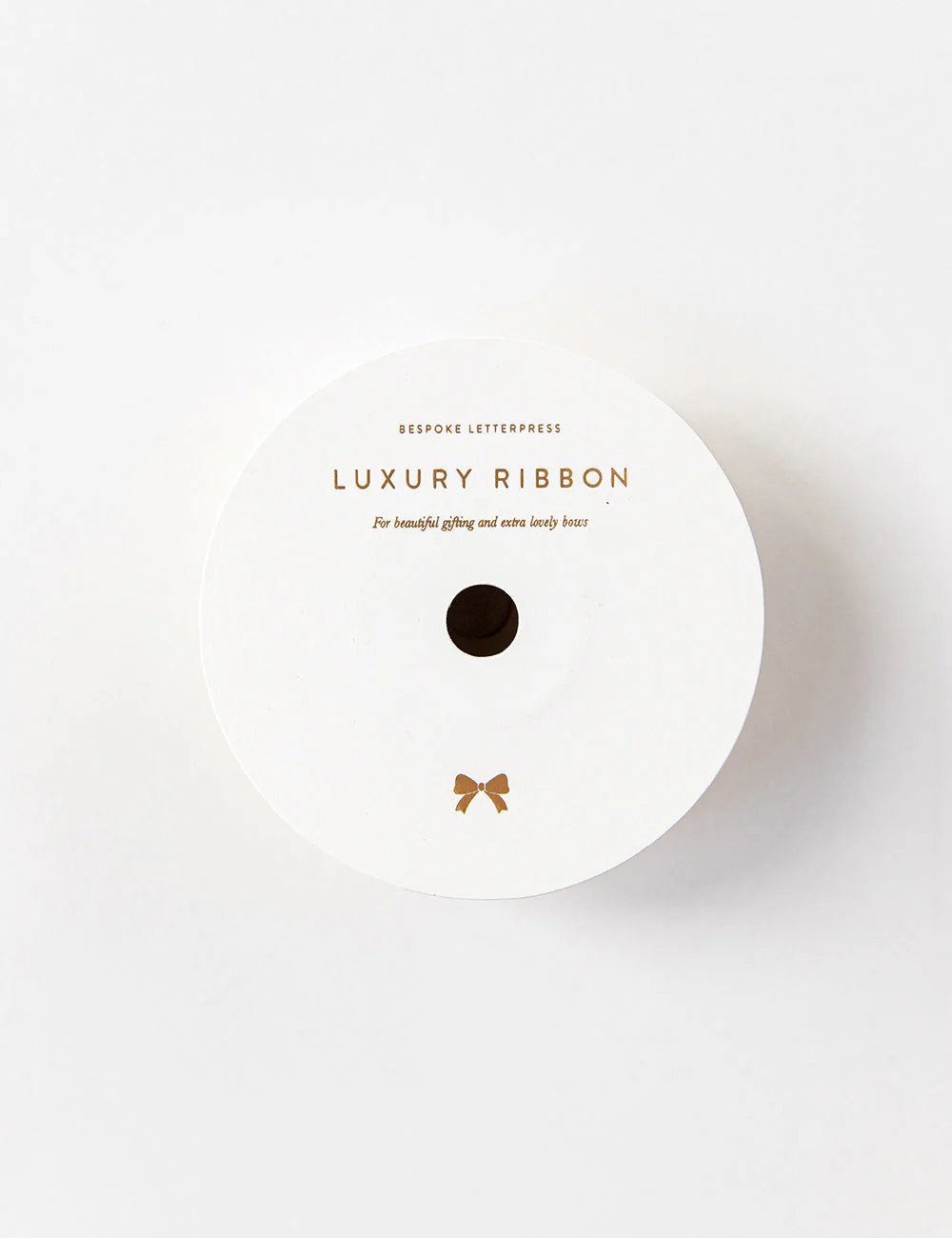 Cream Gold Foil Striped Ribbon - 10 metres - Image 16