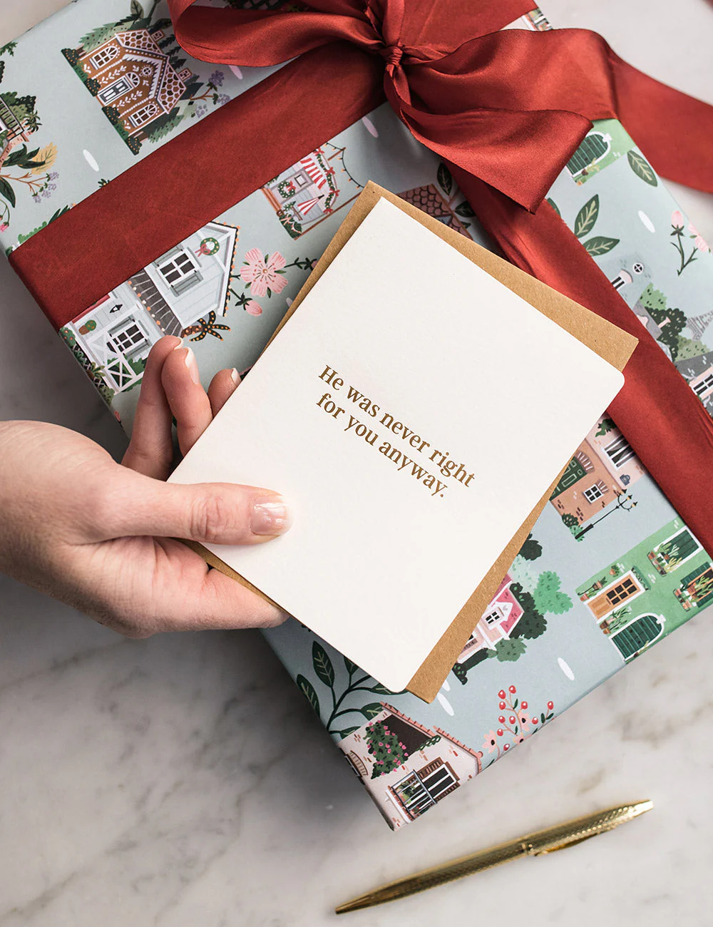 He was never right for you anyway. Greeting Card - Image 5