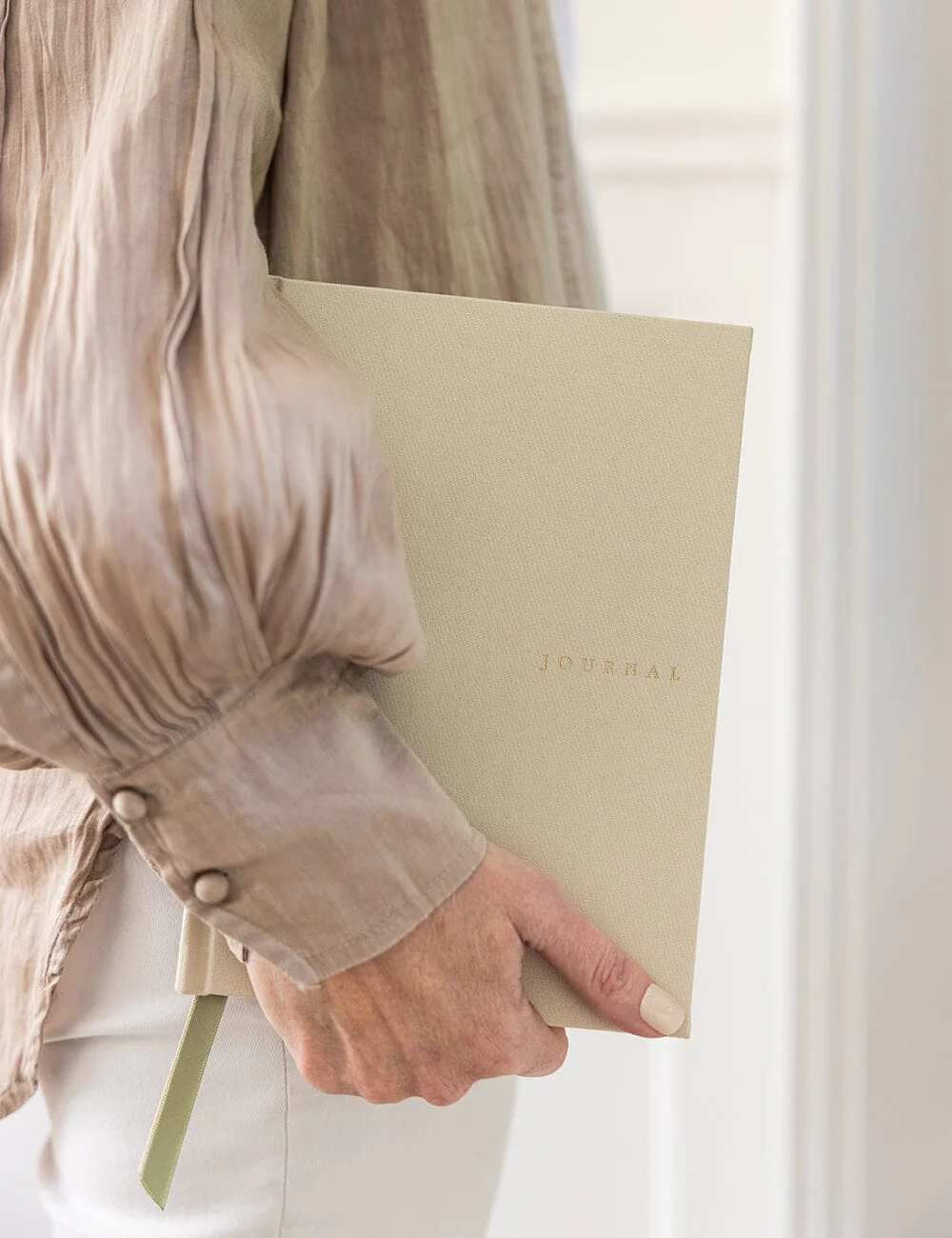 Linen Bound Journal - Desert Sand (Lined Journal) - Image 3