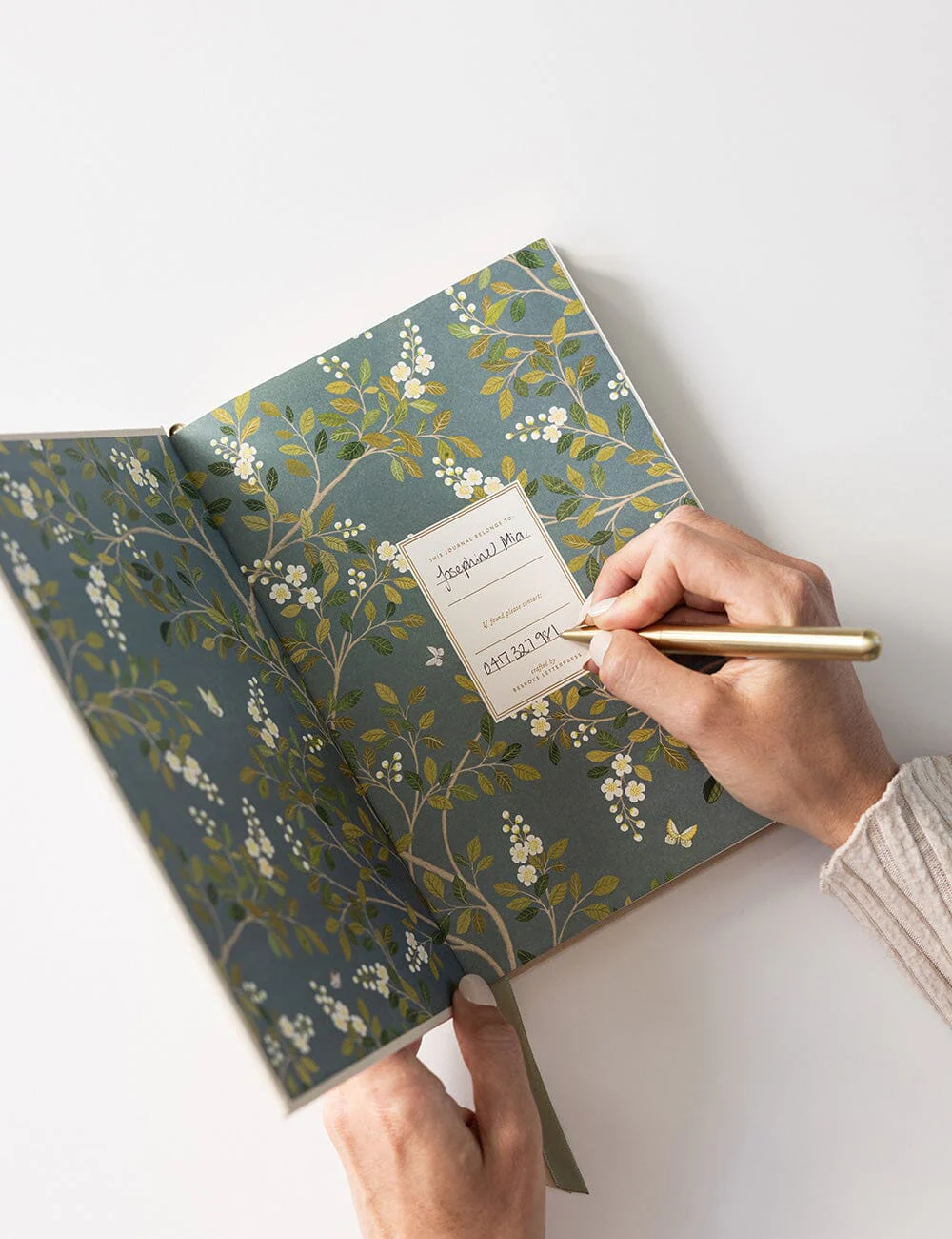 Linen Bound Journal - Desert Sand (Lined Journal) - Image 7