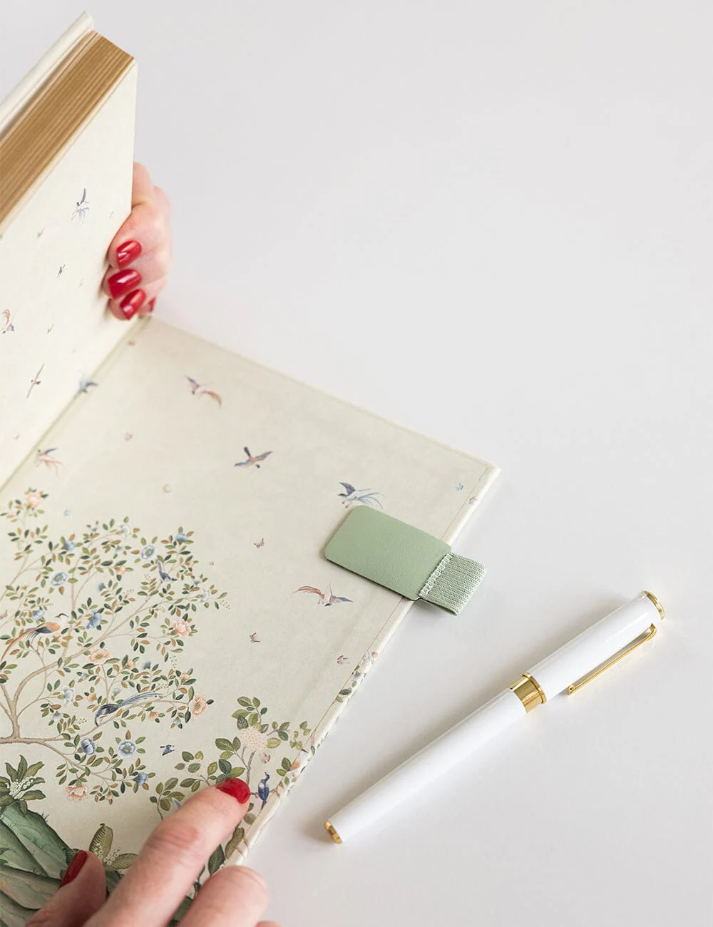 Linen Bound Journal - Spring Landscape (Bullet Journal) - Image 7