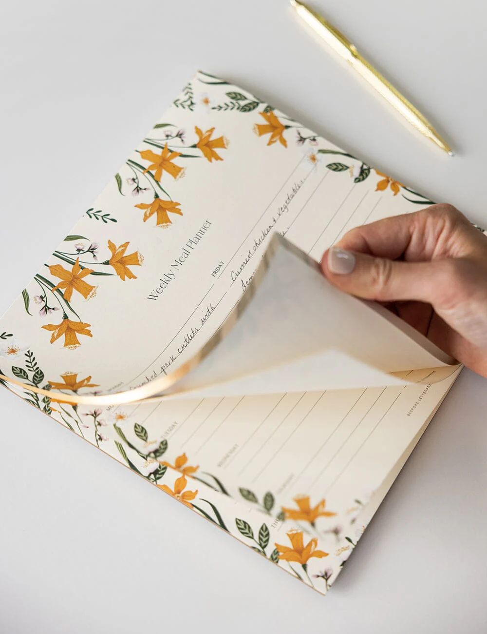 Meal Planner Notepad - Daffodil - Image 3