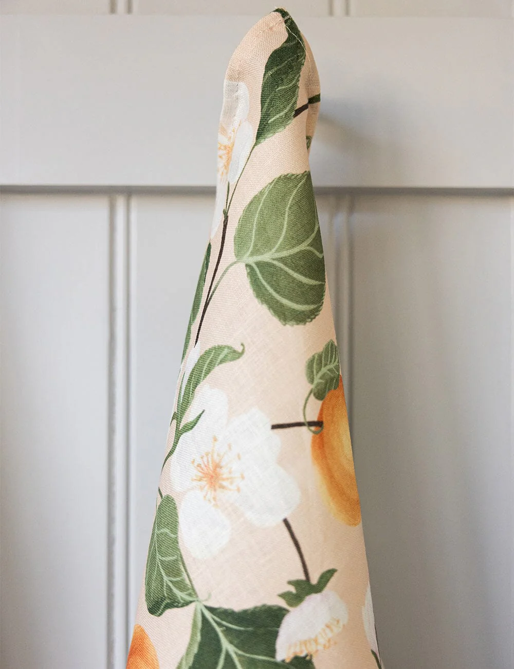 Peaches 100% Linen Tea Towel - Image 3