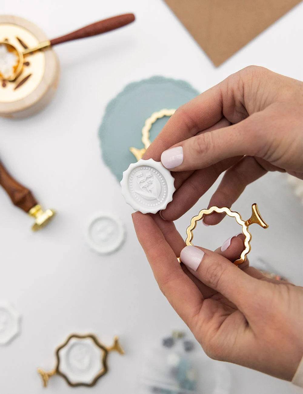 Wax Seal Template - Small Scallop - Image 3