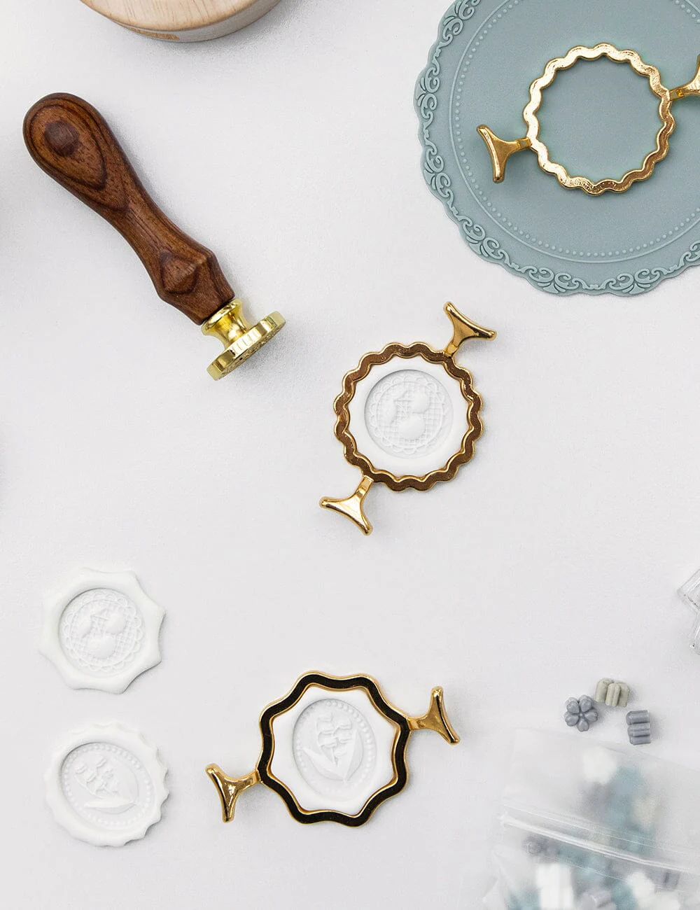 Wax Seal Template - Small Scallop - Image 4