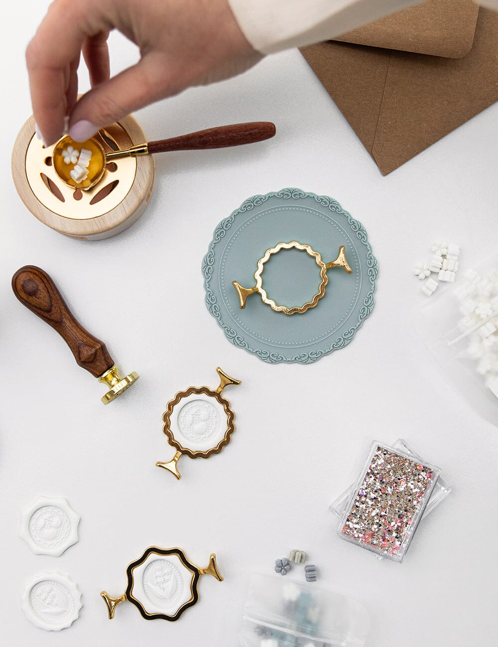 Wax Silicone Mat - Duck Egg Blue - Image 4