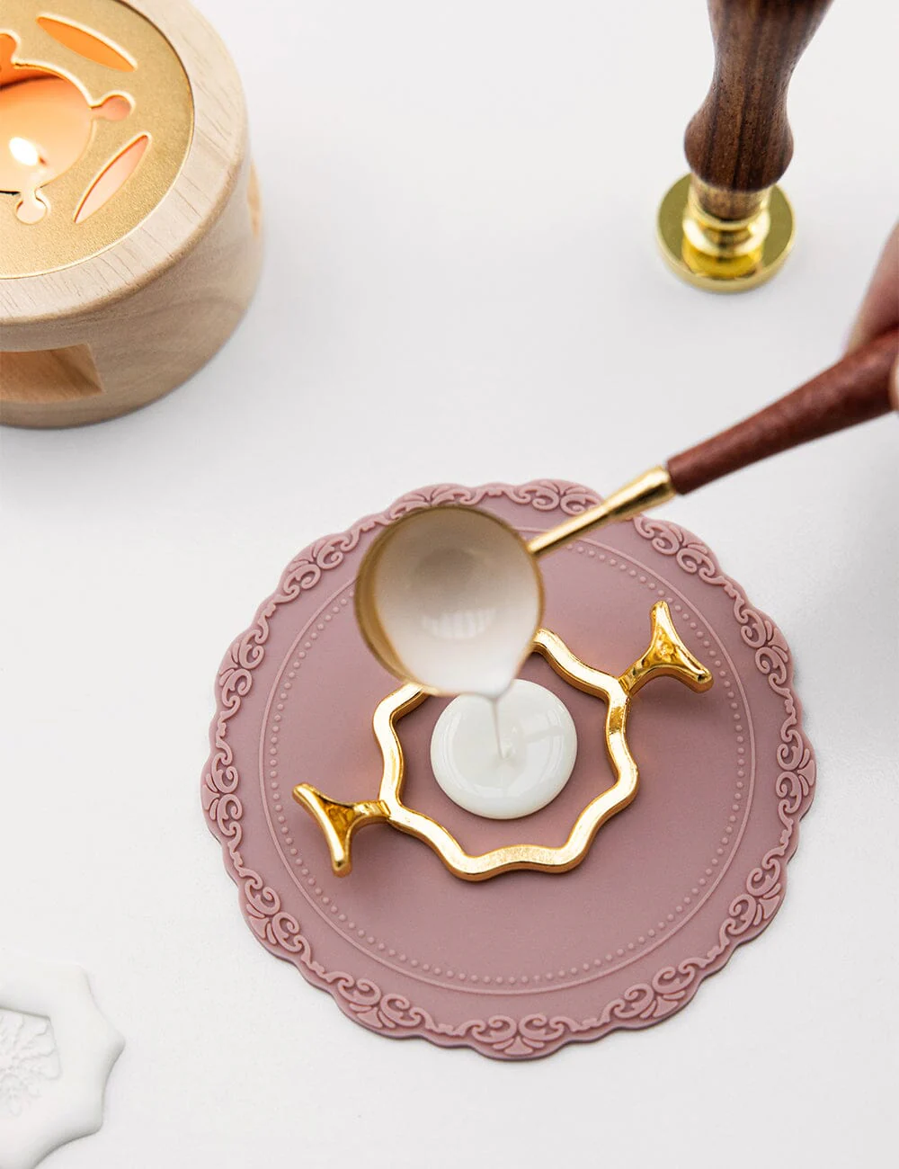 Wax Silicone Mat - Pink - Image 3