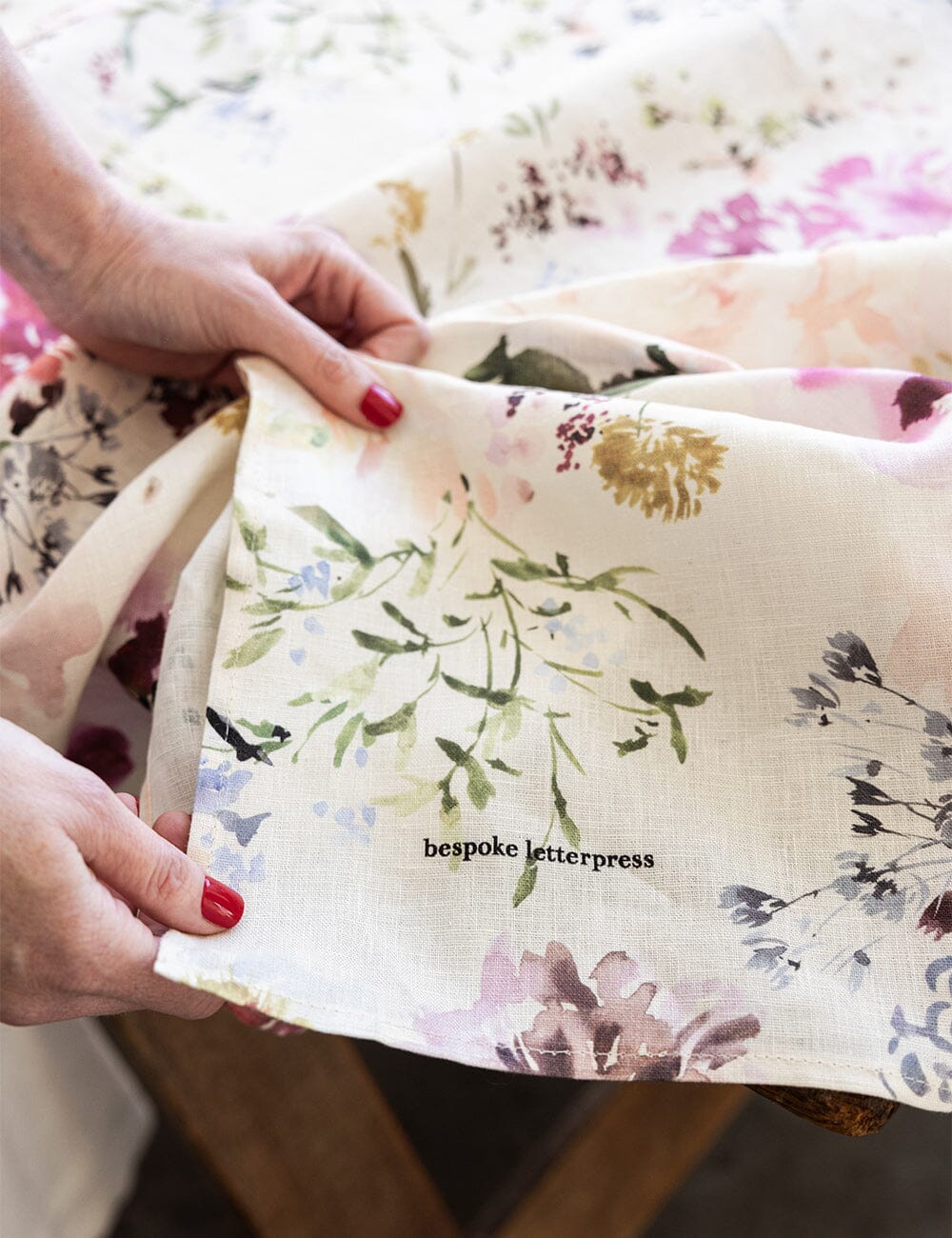 Wildflowers Linen Tablecloth - Image 10