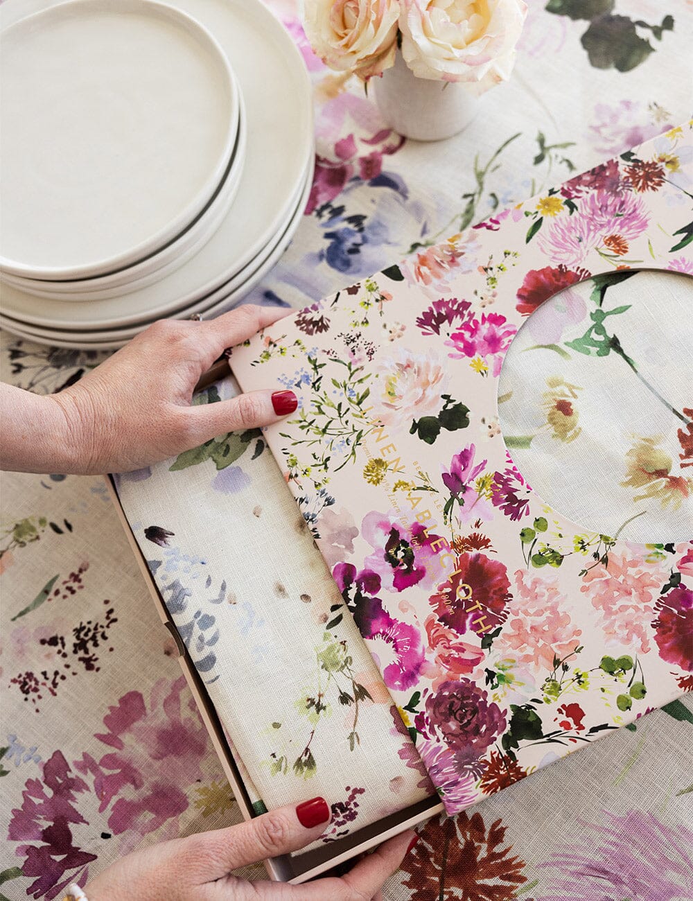 Wildflowers Linen Tablecloth - Image 11