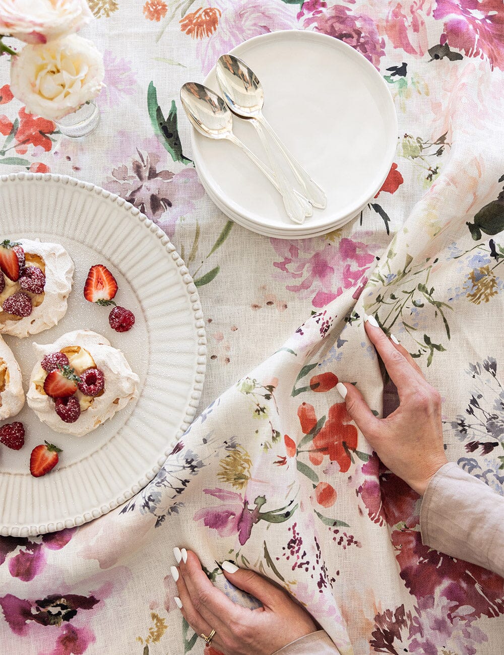 Wildflowers Linen Tablecloth - Image 8